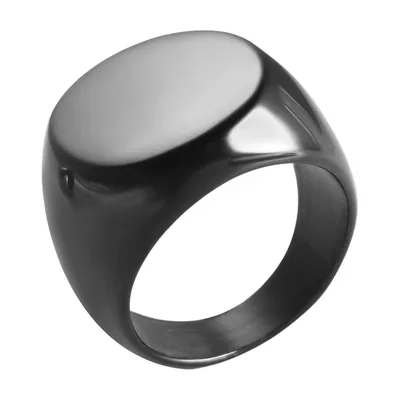 Anillo Sello Redondo Liso, Acero Inoxidable Pulido
