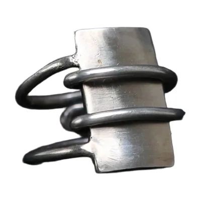 Bague Mjölnir Marteau de Thor, Acier Inoxydable 316L