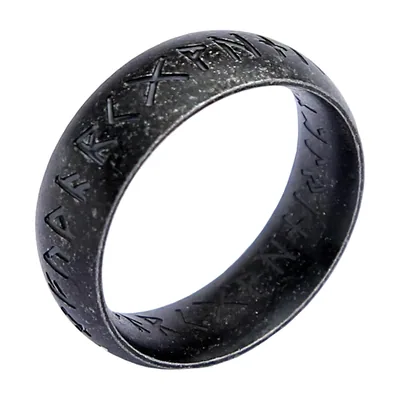 Anillo de Runas Vikingas, Acero Inoxidable 316L