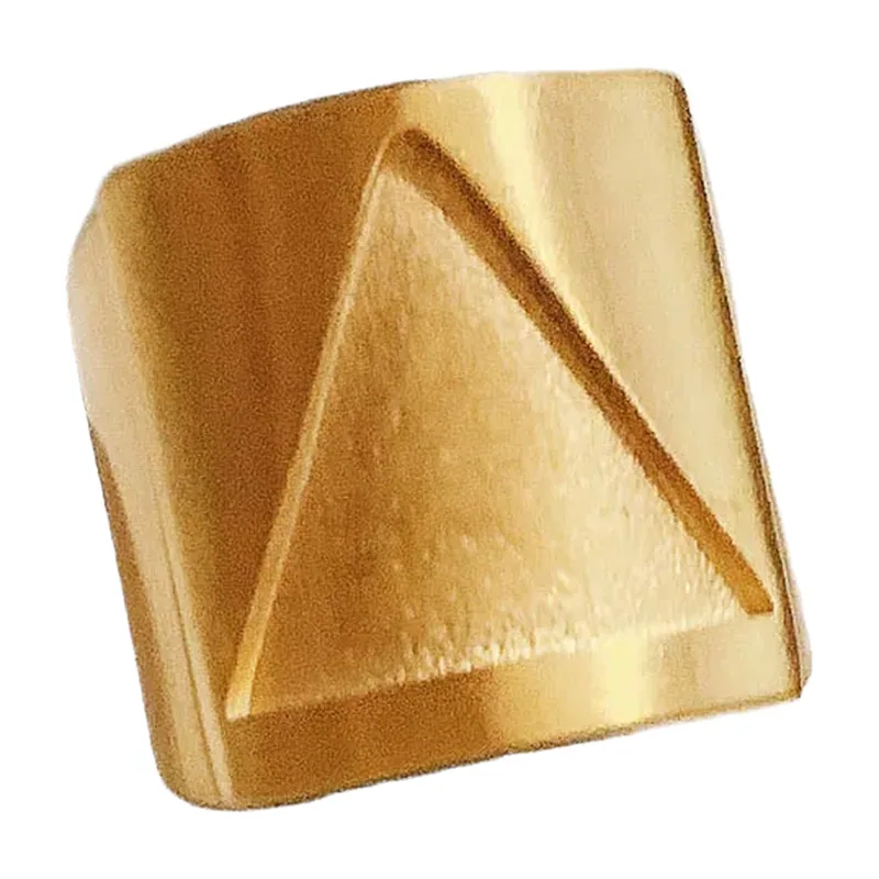 Viking Triangle Signet Ring, 316L Stainless Steel