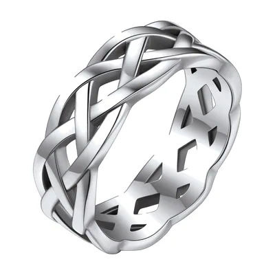 Keltischer Knoten Ring für Herren, Edelstahl 316L
