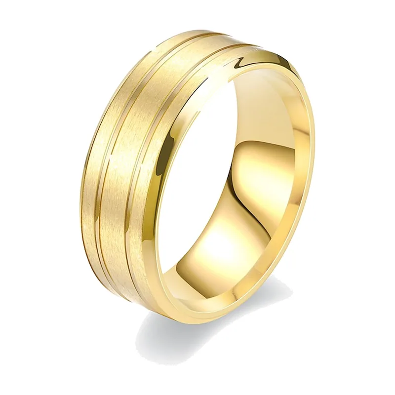 Bague à Double Rainure, Acier Inoxydable