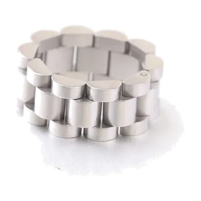 Anello a Maglie di Catena, Acciaio Inossidabile