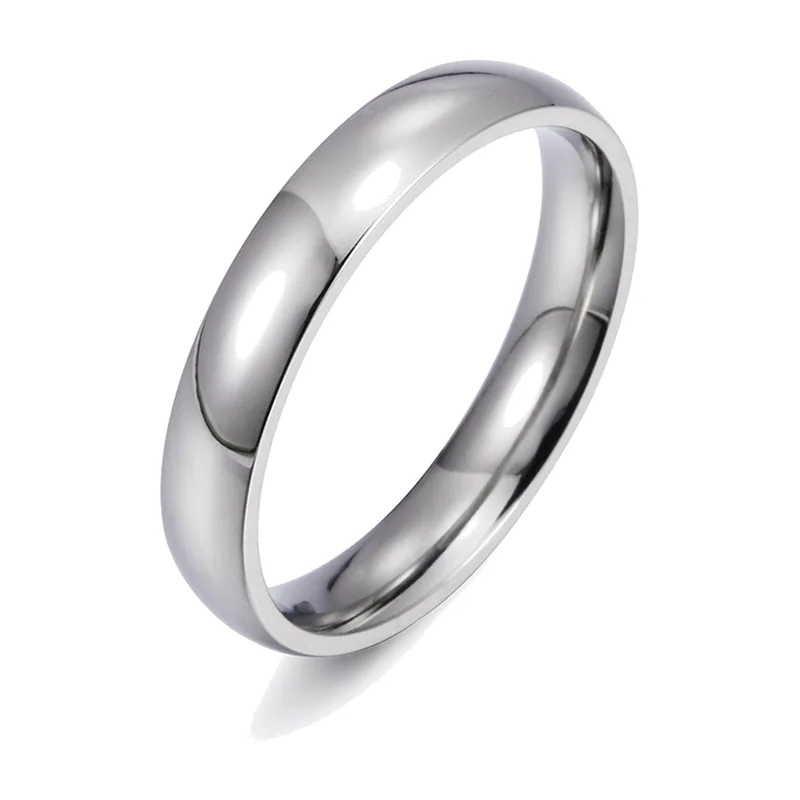 Polierter Herrenring, 316L Edelstahl