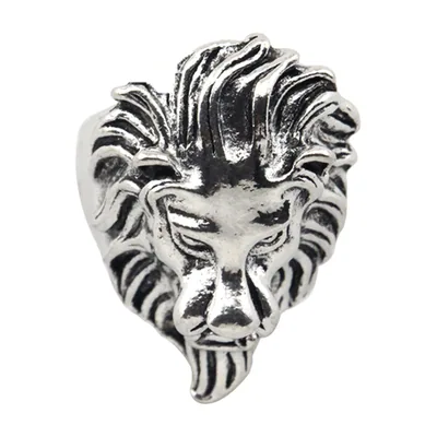 Bague Tête de Lion, Acier Inoxydable 316L