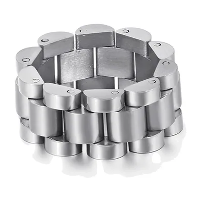 Anillo de Eslabones de Reloj, Acero Inoxidable 316L