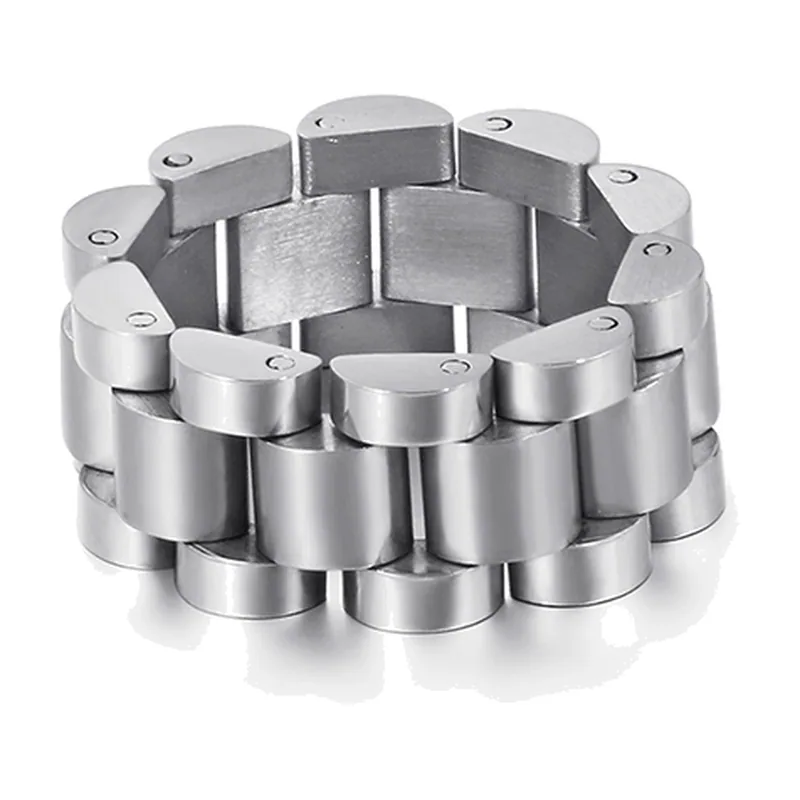 Anillo de Eslabones de Reloj, Acero Inoxidable 316L