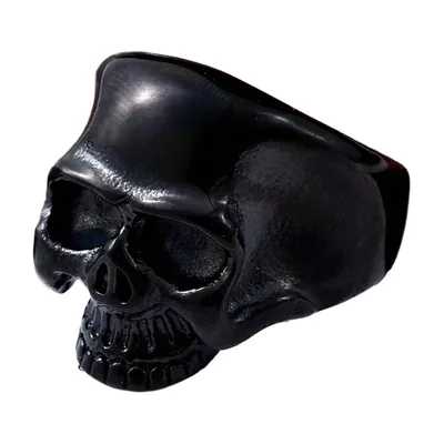 Anillo Biker de Calavera en Acero Inoxidable 316L