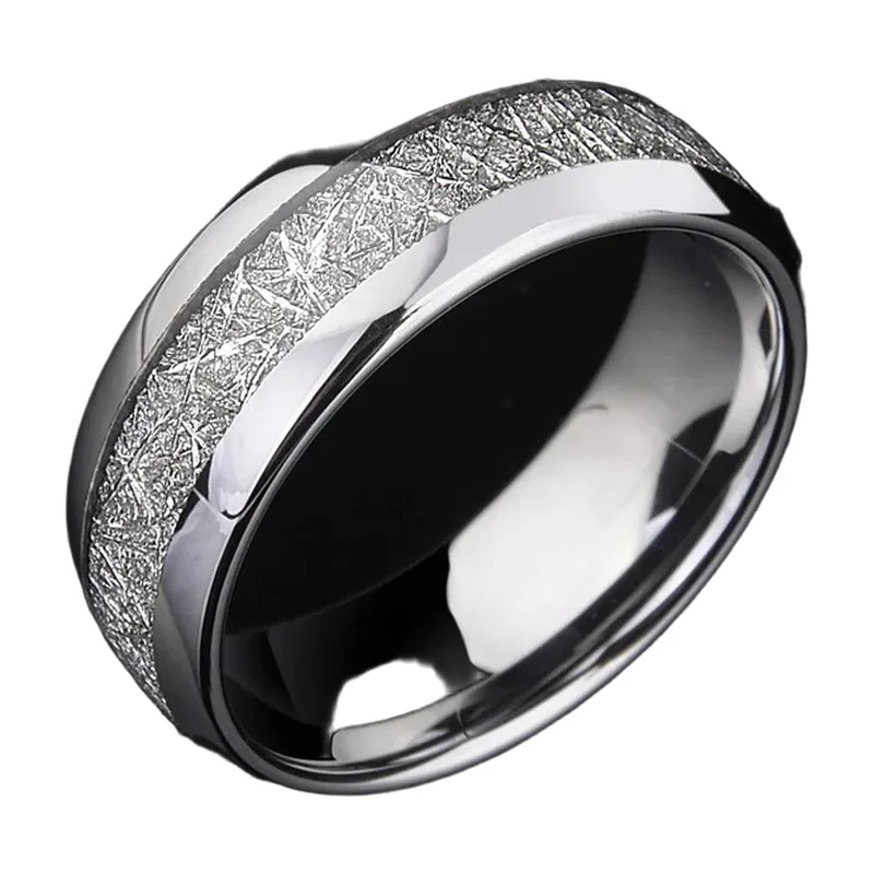 Textured Band Ring, 316L Stainless Steel