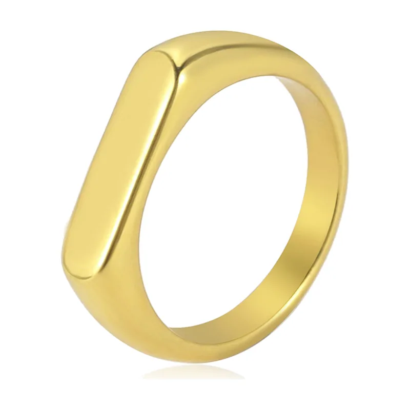 Anillo Sello Cuadrado de Acero Inoxidable Pulido 316L