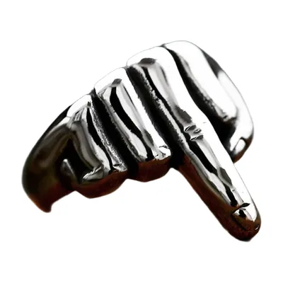 Bague Statement Poing, Acier Inoxydable