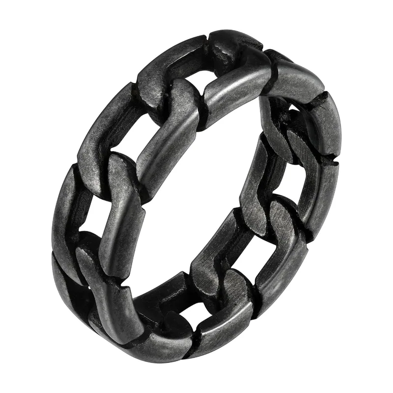 Celtic Knot Band Ring, 316L Stainless Steel