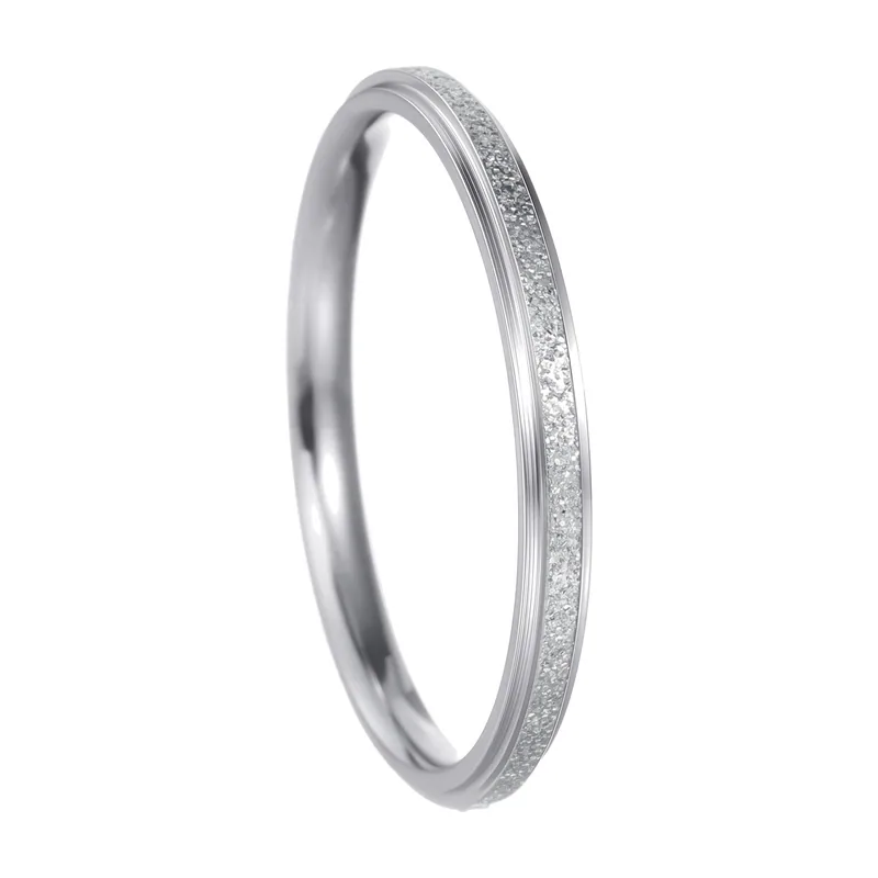 Bague Alliance avec Zirconia Clair, Acier Inoxydable 316L
