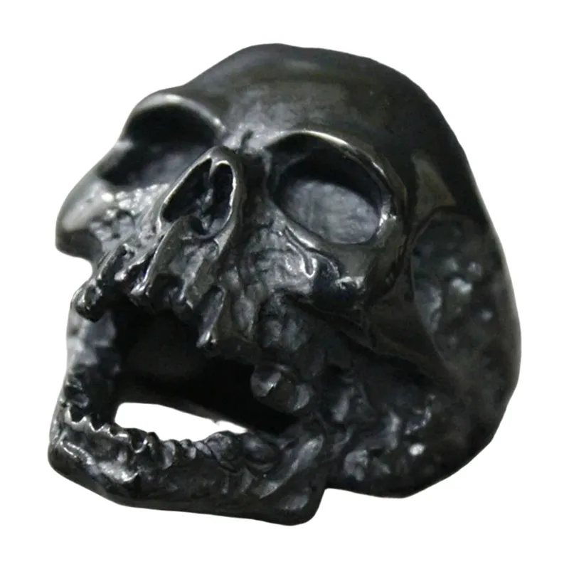 Skull Statement Ring, 316L Stainless Steel