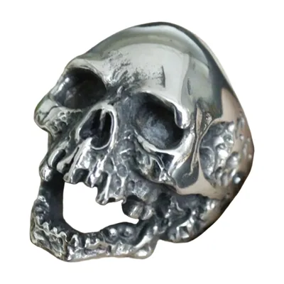 Bague Totem Crâne, Acier Inoxydable 316L