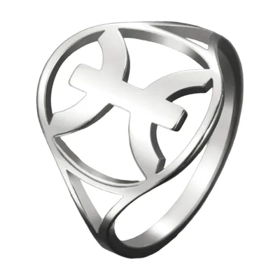 Anello Simbolo Yaz Berbero, Acciaio Inossidabile 316L
