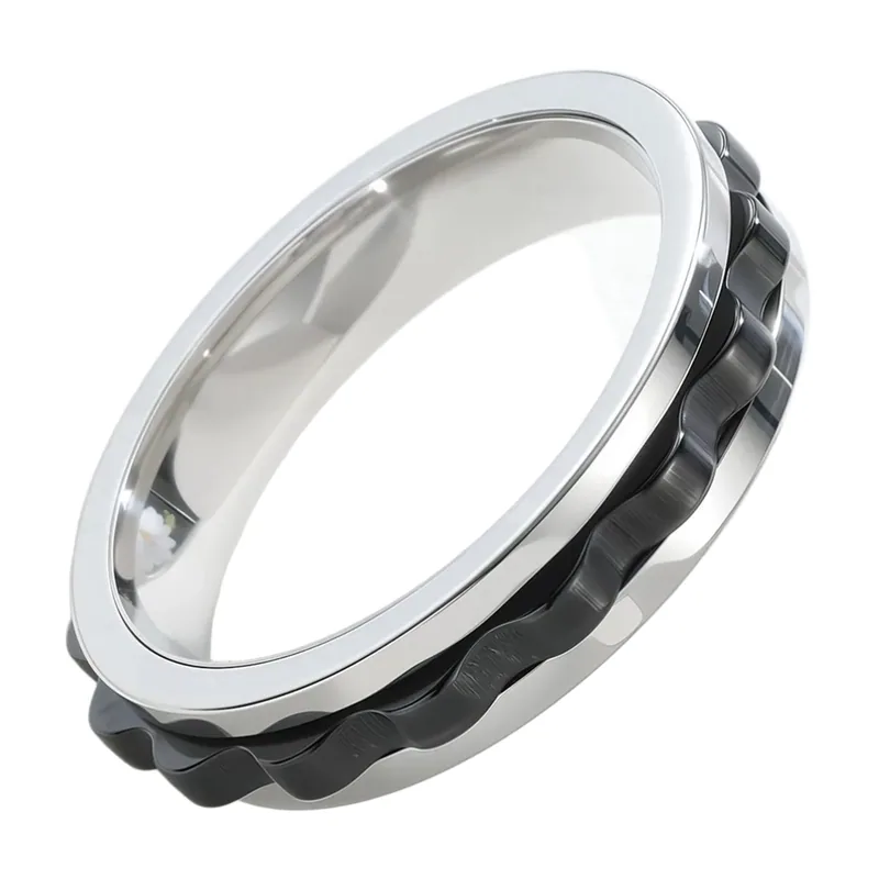 Bague Tournante avec Engrenage, Acier Inoxydable 316L