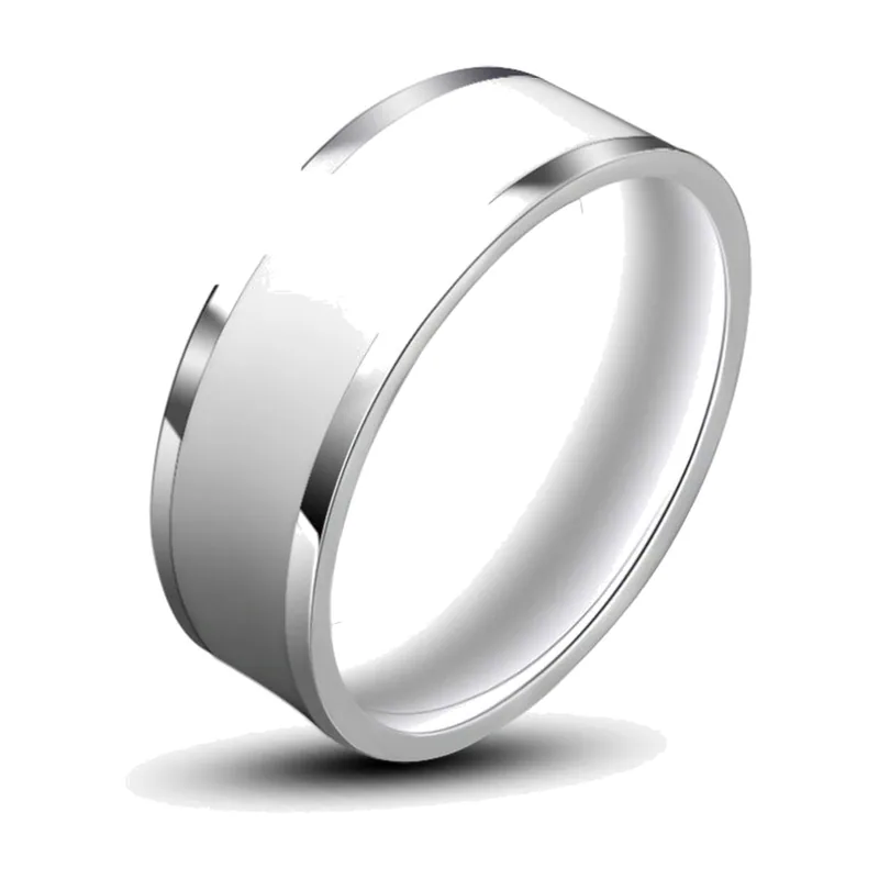 Bague Plate Polie, Acier Inoxydable 316L