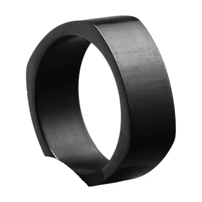 Anillo Geométrico de Rombo para Hombre, Acero Inoxidable 316L