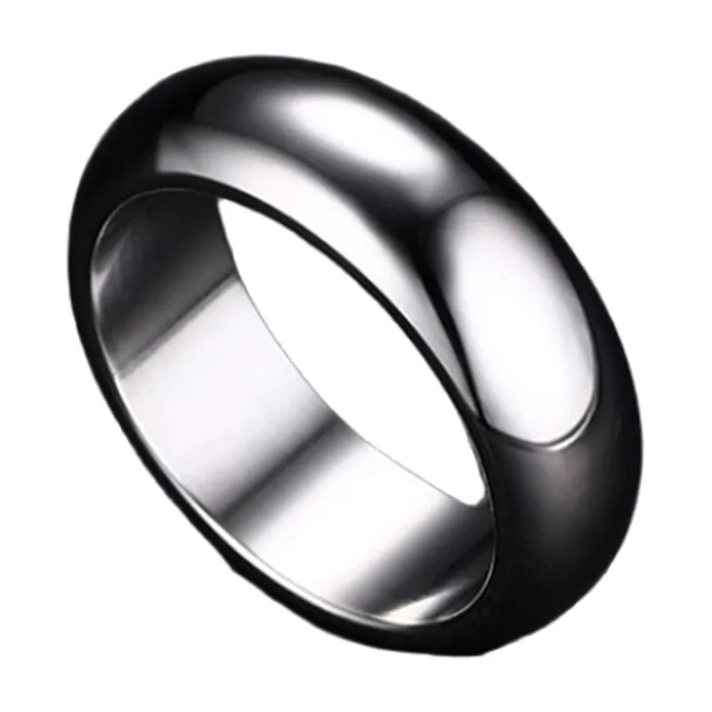 Klassischer Herren Ring, Poliert, Edelstahl