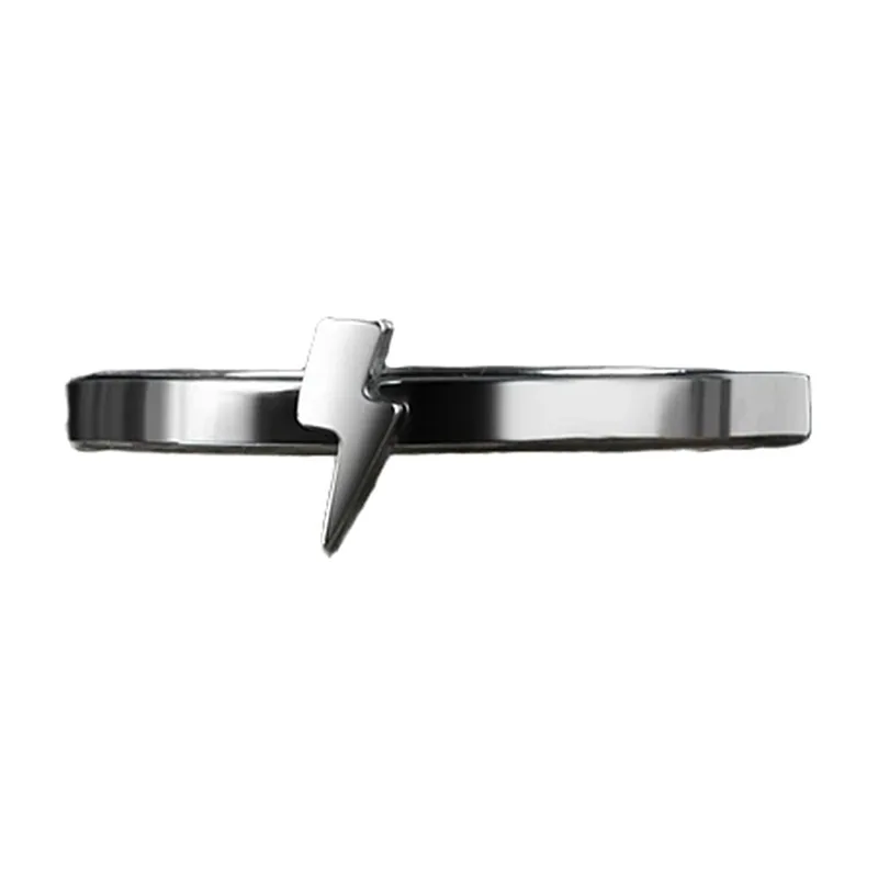 Blitz-Ring für Herren, 316L Edelstahl