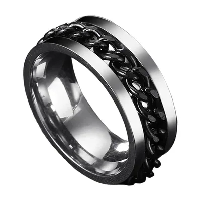 Anello a Maglie di Catena, Acciaio Inossidabile 316L