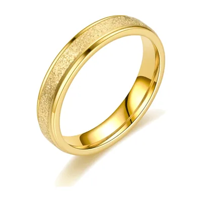 Anello a Fascia Opaco in Acciaio Inossidabile 316L
