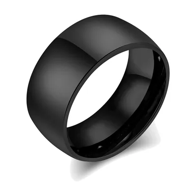 Anillo de Banda Sencillo, Acero Inoxidable Pulido