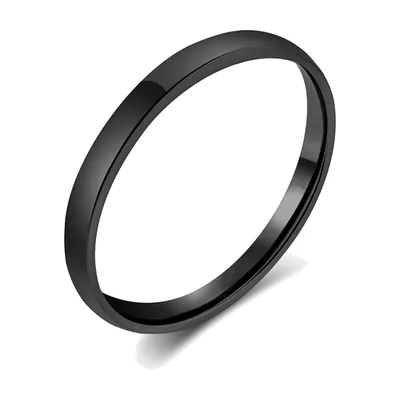 Anillo Banda Sencillo, Acero Inoxidable Pulido 316L