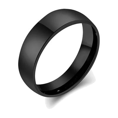 Anillo de Banda Sencillo, Acero Inoxidable Pulido