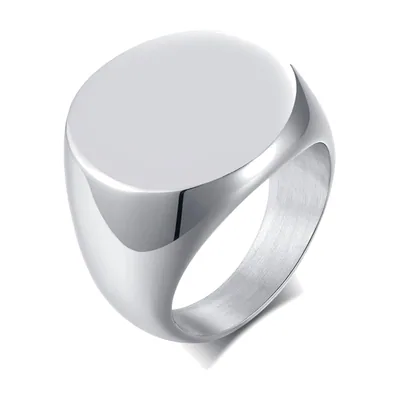 Anillo de Sello Redondo, Acero Inoxidable Pulido
