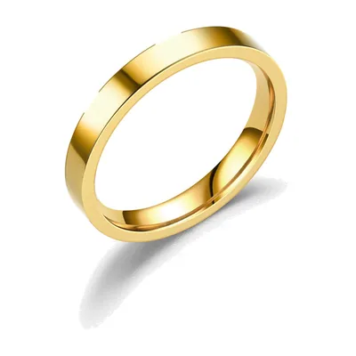 Anillo de Banda Pulida, Acero Inoxidable 316L
