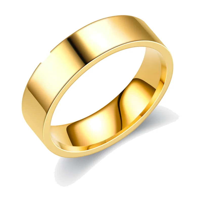 Anello a Fascia Lucido, Acciaio Inossidabile 316L