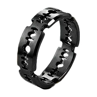Anillo de Cuchillas Geométricas, Acero Inoxidable 316L