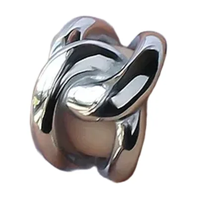 Anillo de Eslabones de Cadena en Acero Inoxidable 316L