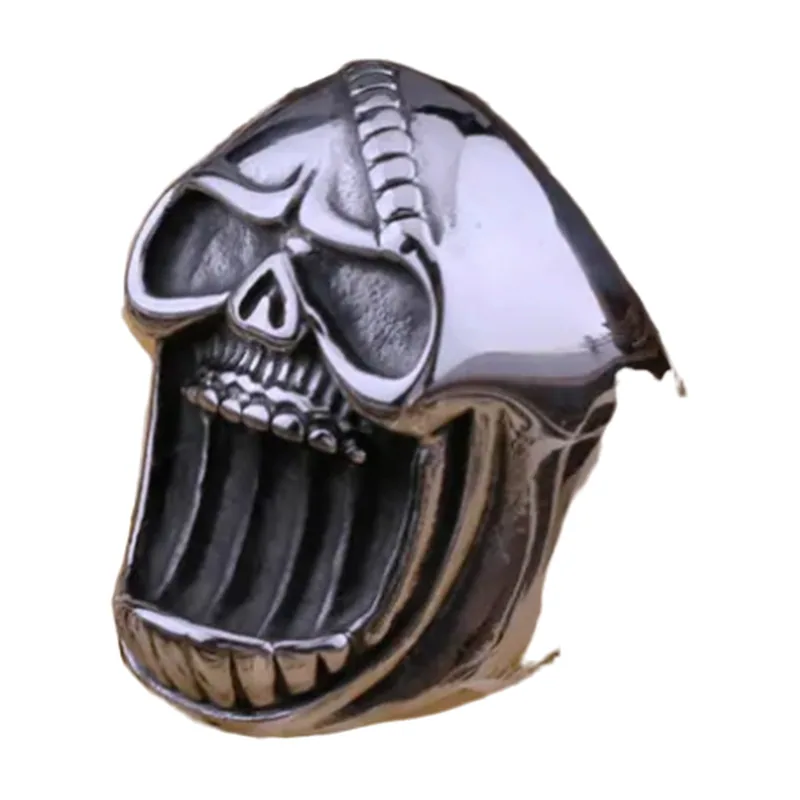 Anello Teschio Gotico, Acciaio Inossidabile 316L