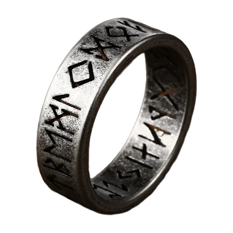 Valknut Wikinger Runenring aus Edelstahl