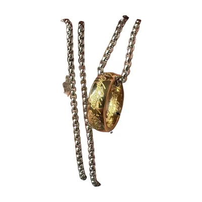 Anillo de Banda Grabado en Acero Inoxidable 316L
