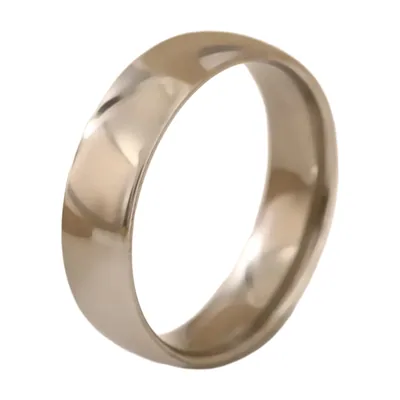 Anillo de Banda Simple, Acero Inoxidable Pulido 316L