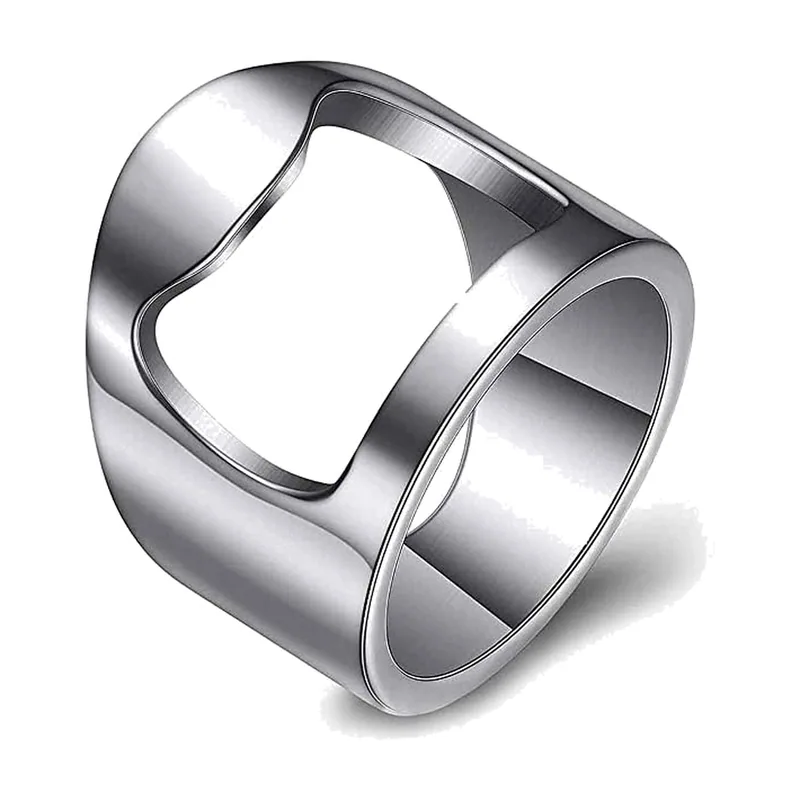 Bague Ouvre-Bouteille, Acier Inoxydable 316L