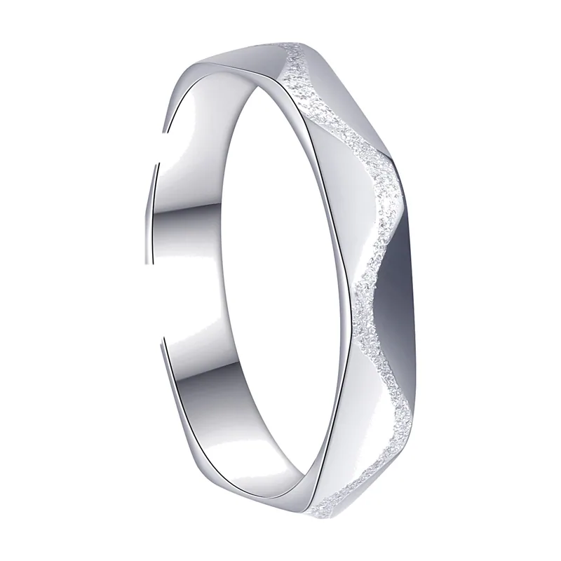 Anillo Geométrico de Rombo, Acero Inoxidable