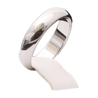 Anillo Banda Lisa Pulida de Acero Inoxidable 316L