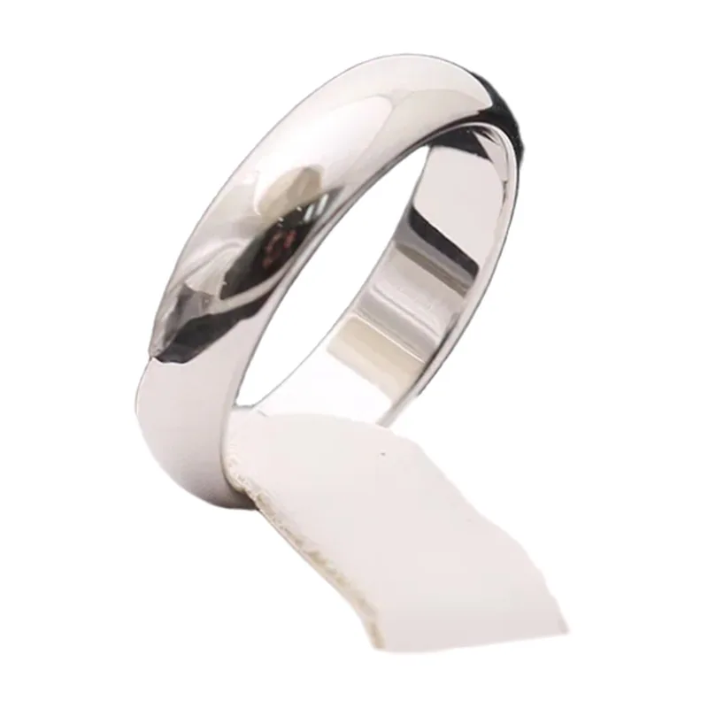 Klassischer schlichter Ring aus Edelstahl 316L