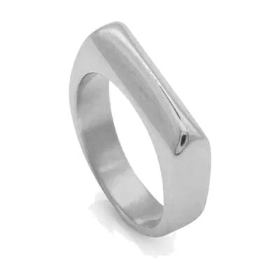 Anillo Sello Cuadrado de Acero Inoxidable 316L, Pulido