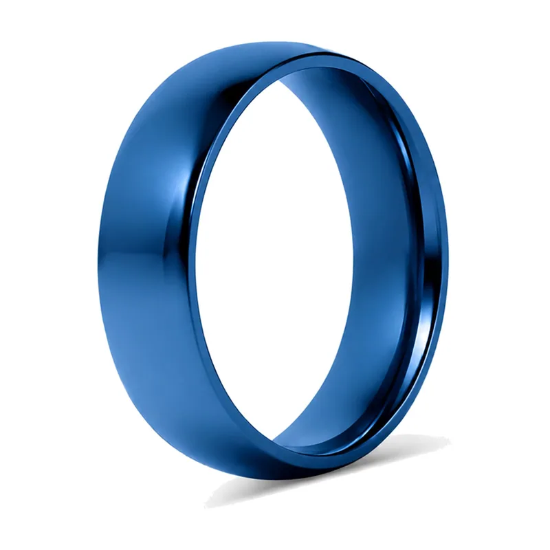 Polierter Ring für Herren, 316L Edelstahl