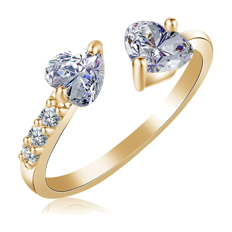Rotierender Zahnrad-Ring mit Zirkonia, Edelstahl