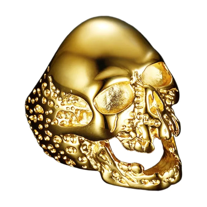 Anello Statement con Teschio in Acciaio Inossidabile 316L